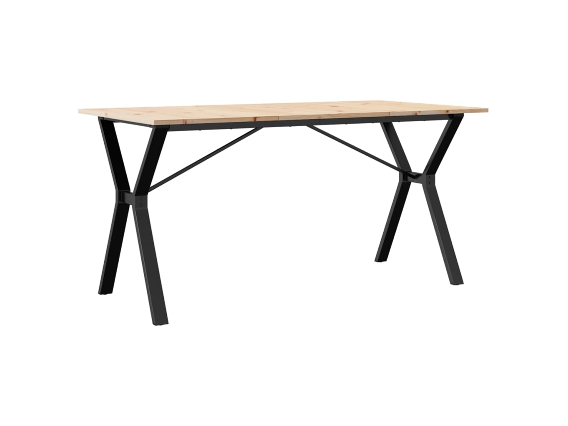 Dining Table, Dining Tables Vidaxl Marrom Madeira De Pinho (160 X 80 X 75 Cm)