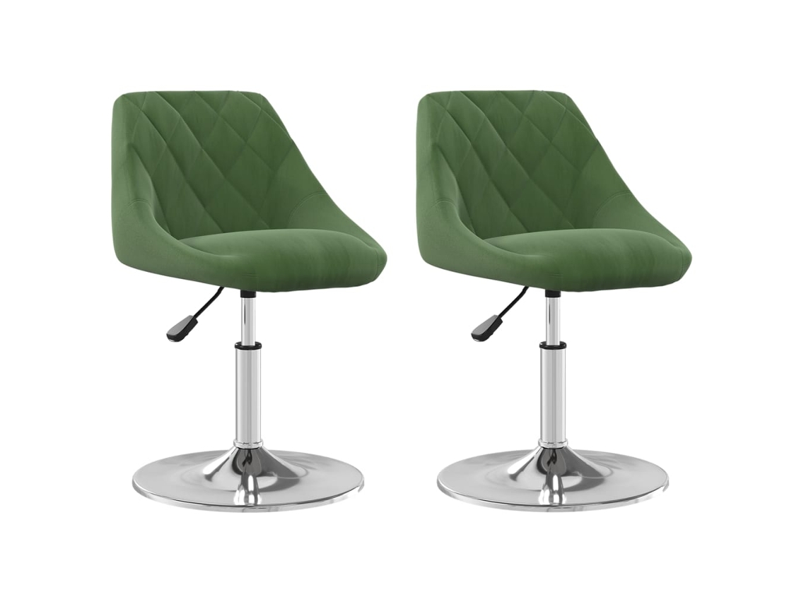 Swivel Dining Chair, Swivel Dining Chairs Vidaxl Verde Veludo (n/a)