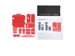 Pegatina Protectora De Pvc Para Cámara Pocket 2, Película Anti-rayas, Color Rojo Estriado, Accesorio De Cámara Portátil