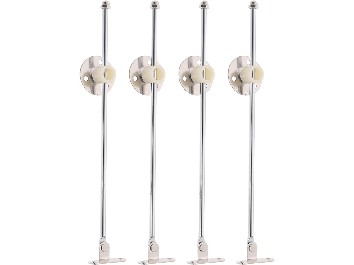 Dobradiça De Suporte Para Tampa, Em Aço, Conjunto 4 Peças, Armários