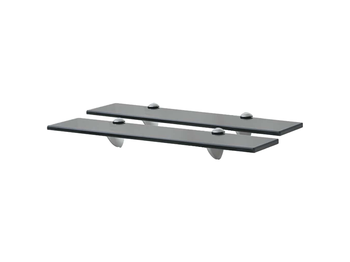 Vidaxl Prateleiras Flutuantes 2 Pcs Vidro 50x10 Cm 8 Mm