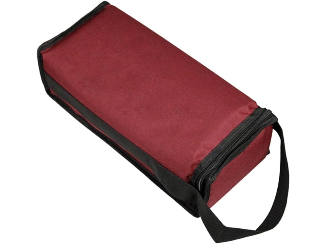 Bolsa Térmica para 2 Garrafas de Vinho com Divisória Acolchoada e Alça Ombro Piqueniques, CHABERLU