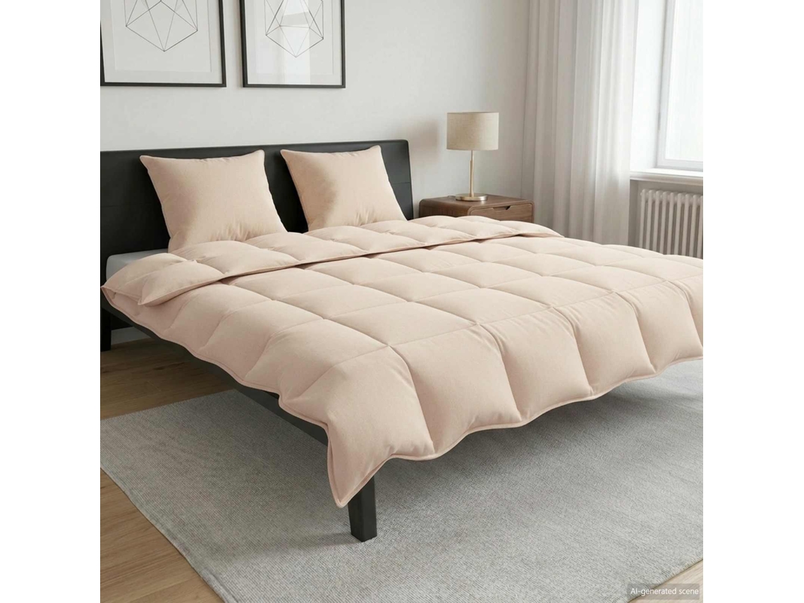 Vidaxl Duvet De Ano Inteiro 220 X 240 Cm Todas As Estações 250 Gsm