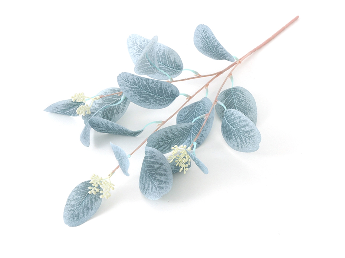 Banheira de Eucalipto Azul Simulado com Frutas para Decoração de Casamento LAXISCREED