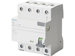 Disjuntor de corrente residual 4 polos 25 A 400 V 5sv3342 6kl Siemens (5sv3342 6kl)