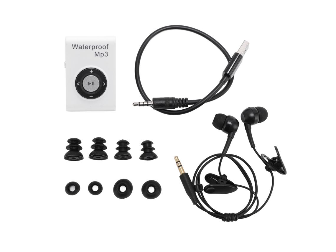 Reprodutor de Mp3 À Prova D'água para Natação EOOCOO com Memória de 8gb (IPX8)