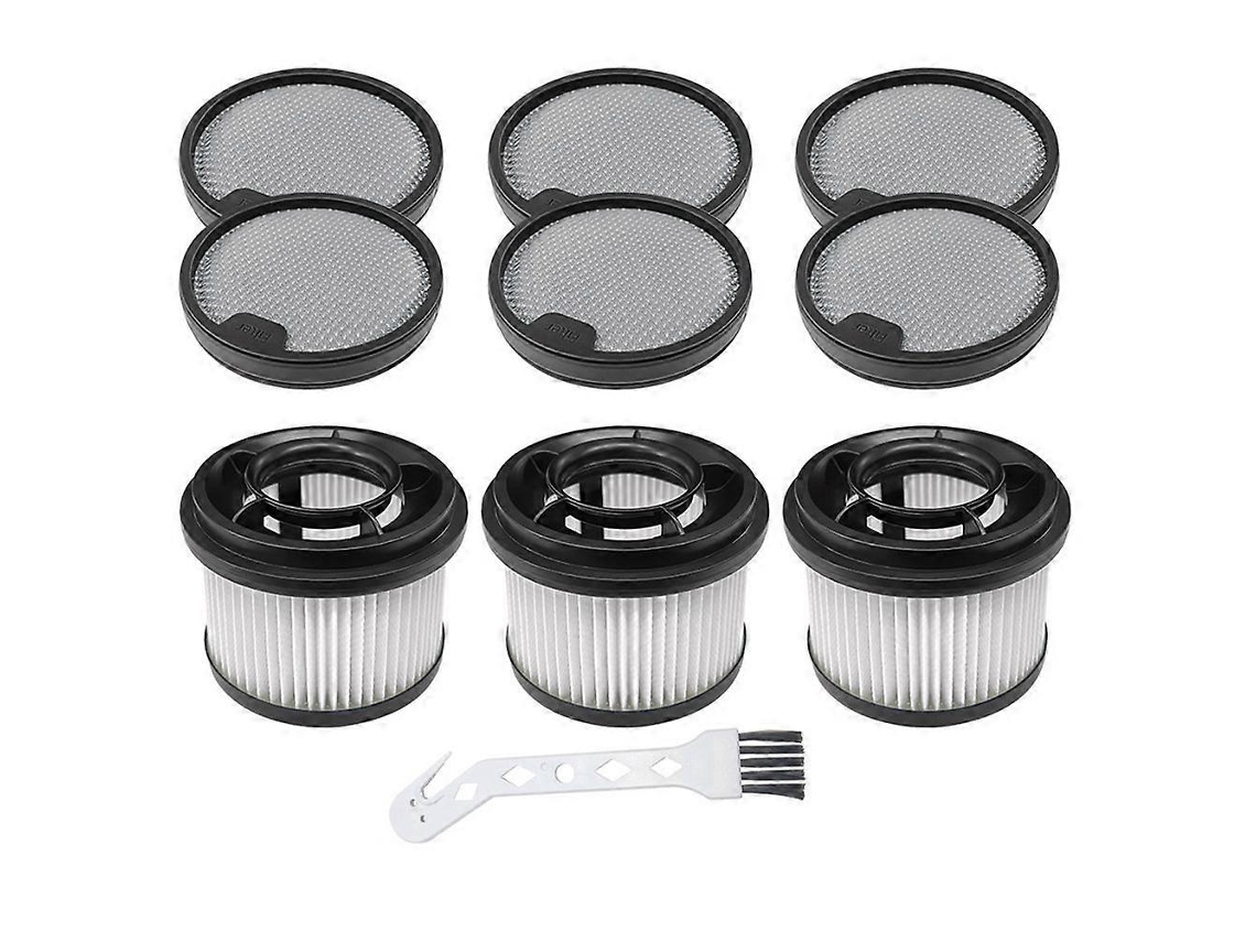 Conjunto De 10 Filtros De Algodão Para Xiaomi G9/g10 / Dreame T10/t20/t20 Pro/t30/t30 Neo/r10/r10 Pro/r20 (filtro Frontal E Traseiro).