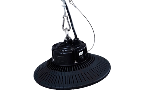 Campainha Industrial Led Ovni 100w Ip65 6000k 10000 Lm Led Bridgelux Driver Sosen Alumínio Azabak