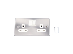 Tomada de Parede Dual com Chave | S/MARCA