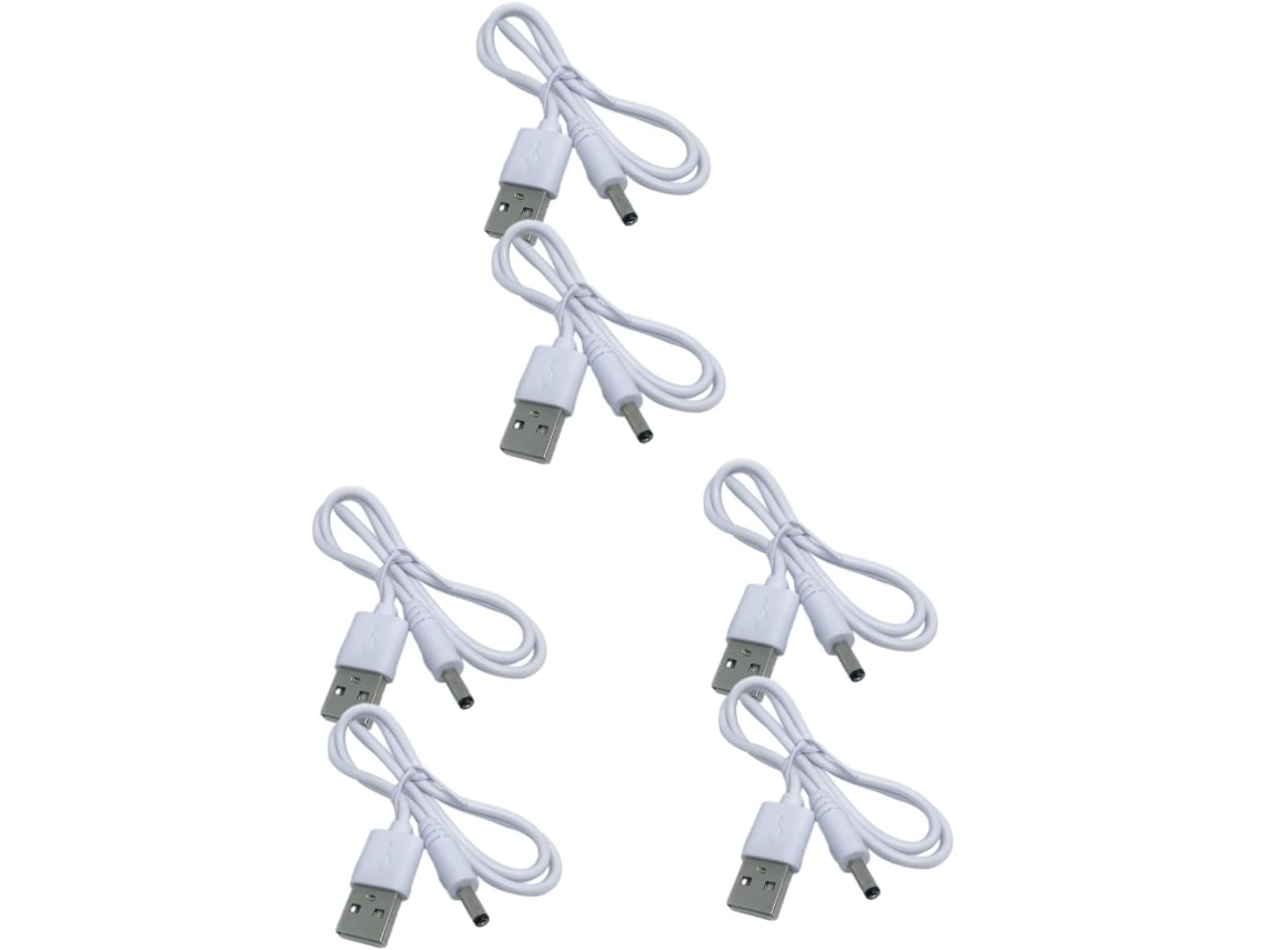 Conjunto De 6 Cabos Carregamento Usb Dc, Práticos E Seguros Para Com
