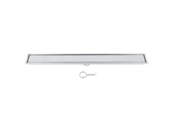 Ralo de Piso em Aço Inoxidável 304, Ralo Linear para Chuveiro, Acessórios para Banheiro, 80 Cm AQUAFORGE