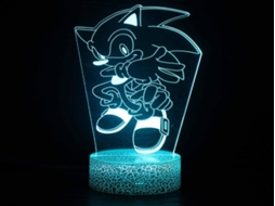 Luminária Noturna 3D Lurelia com RGB para Quarto Infantil e Mesa