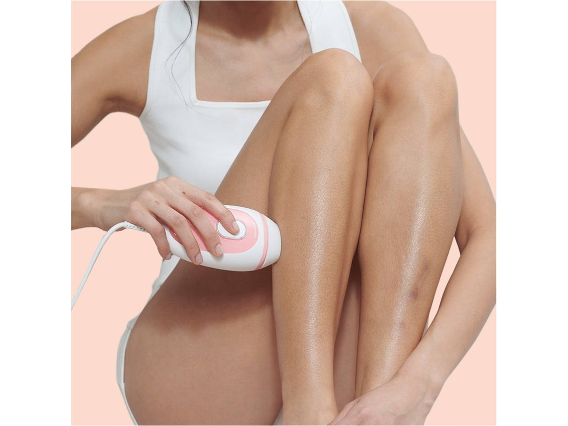Depiladora Luz Pulsada BRAUN Silk·expert Mini PL1000 (IPL - Multi-zonas - Branco e Rosa)