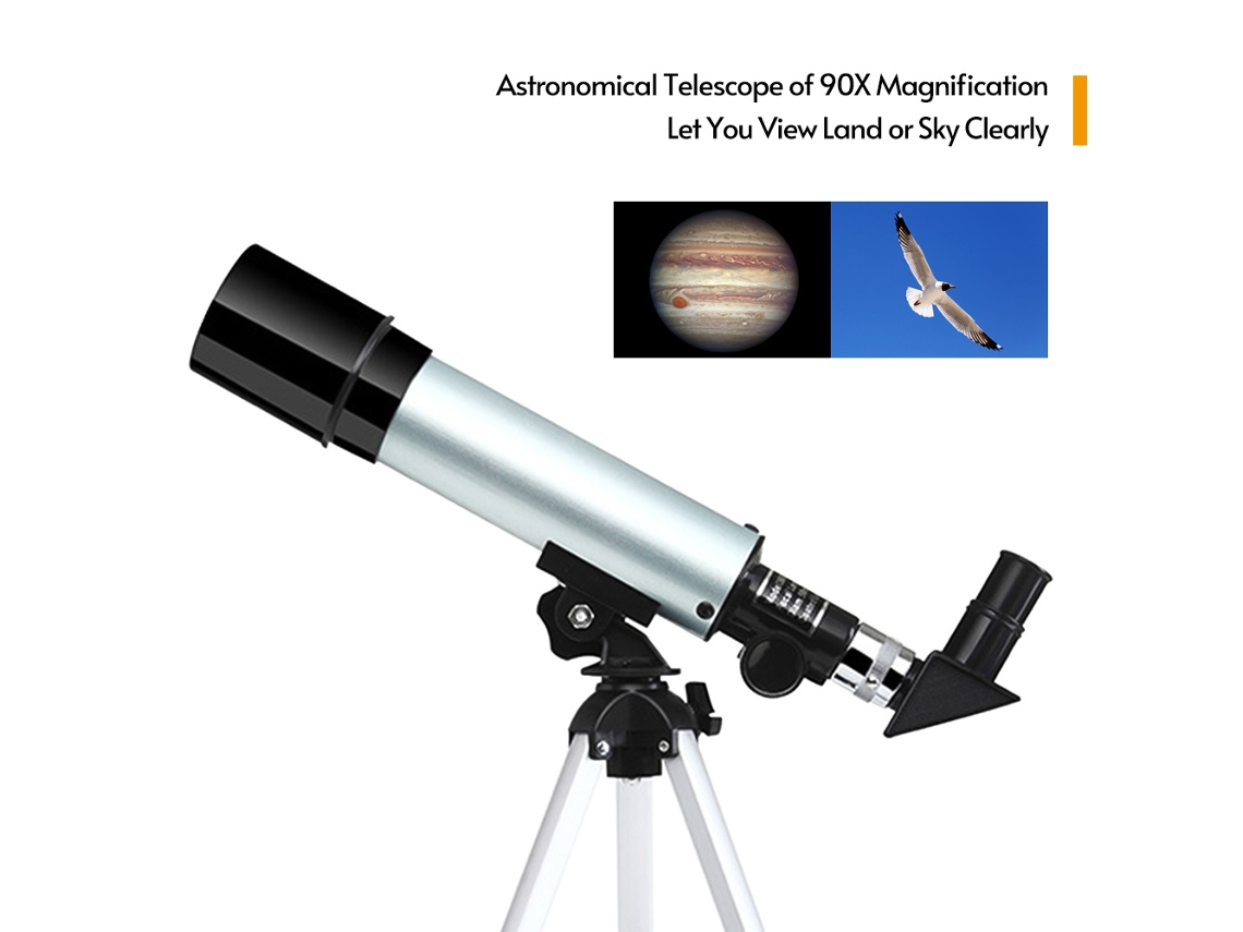 Astronomical Telescope Compact Portable Telescope Of 90x Magnification With Adjustable Tripod For Kids Beginners LAXISCREED
