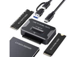 Adaptador Usb Para Sata Para Caixa M.2 Nvme, Para Hdds/ssds Sata De 2,5", 10 Gbps, Plug And Play. Hexinyigjly