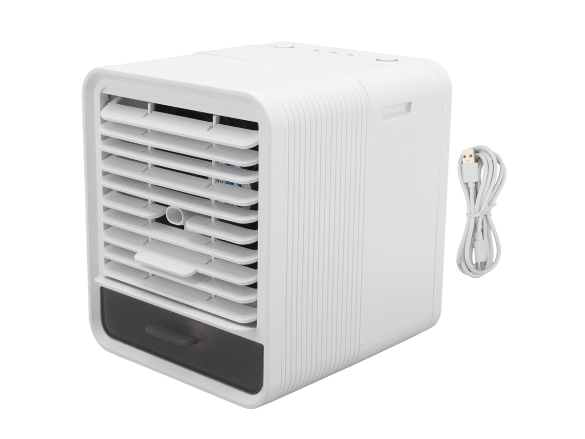 Refrigerador de Ar Evaporativo Mesa com Luz Noturna