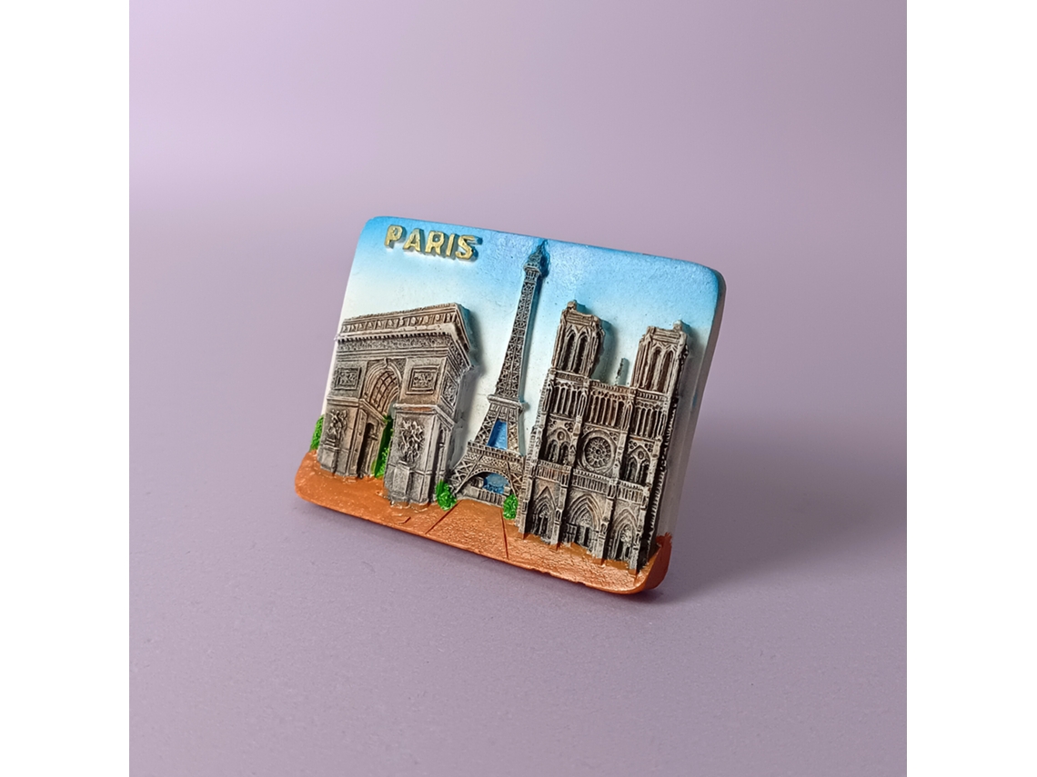 Ímã De Geladeira Da Torre Eiffel (um Dos Principais Pontos Turísticos Da França)