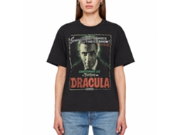 Rockinstone Horror Movies Lee As Dracula Black Adult T-shirt Size:l