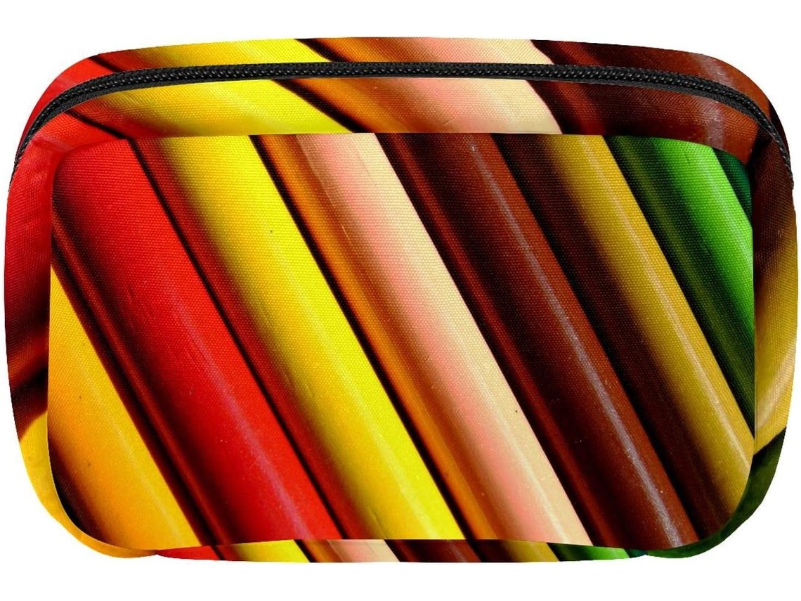 Nécessaire Impermeável Com Zíper Mulheres, Multicolorida, 17, 5x 7x 10, 5cm 6, 9x 4, 1x 2, 8 Polegadas