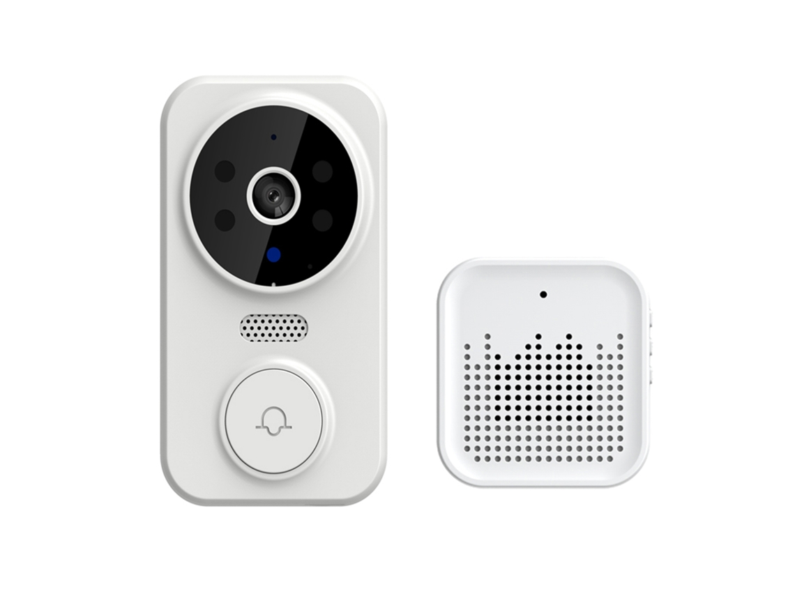 Laxiscreed Porteiro Eletrônico Inteligente Com Câmera Hd Wireless E Sensor De Infravermelhos