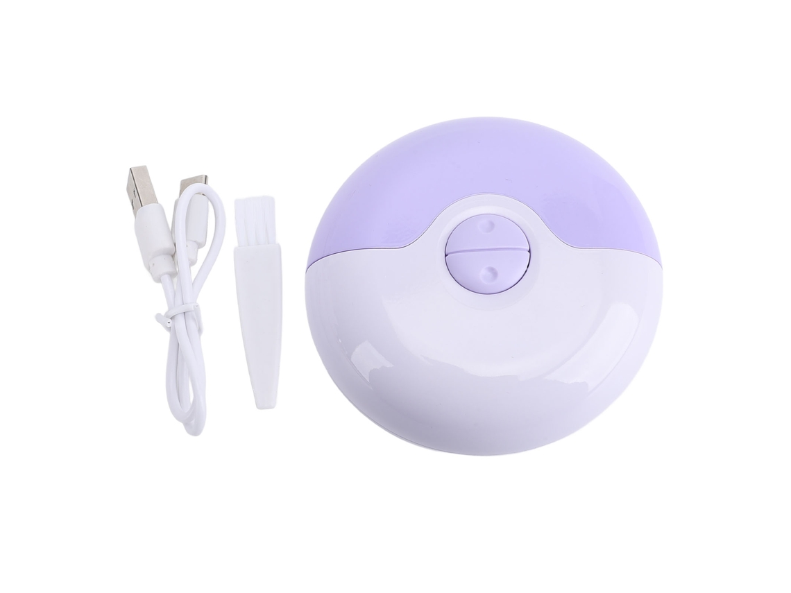Cortador De Unhas Elétrico Automático 2 Velocidades 2 Em 1 Com Armazenamento De Restos Usb Recarregável Roxo