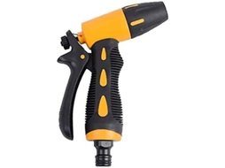 Pistola De Rega Com 5 Modos Ajustáveis Alta Pressão Para Jardim (preto/amarelo)