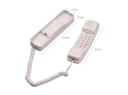 Telefone Fixo com Fio Mesa Parede Suporte Multifuncional Redial Mudo Casa Escritório Hotel Restaurante