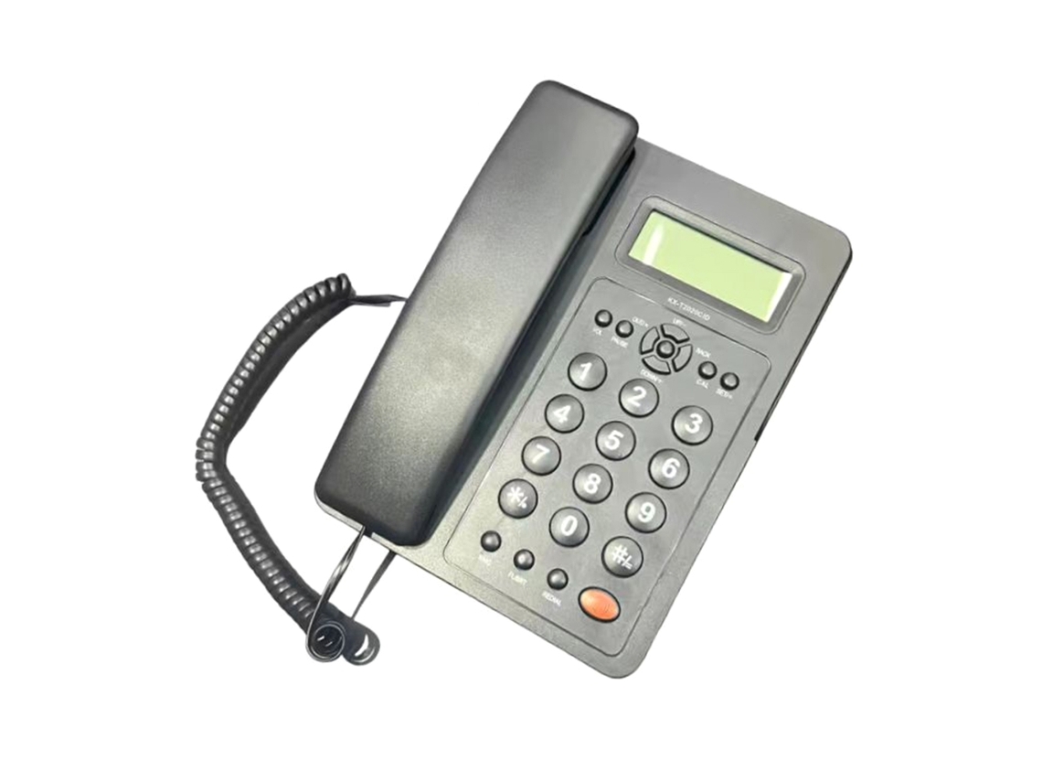 Telefones Fixos Com Fio Para Residências, Hotéis E Escritórios Telefone Fixo De Mesa Com Visor, Volume Ajustável E Função De Calculadora Brilvibera