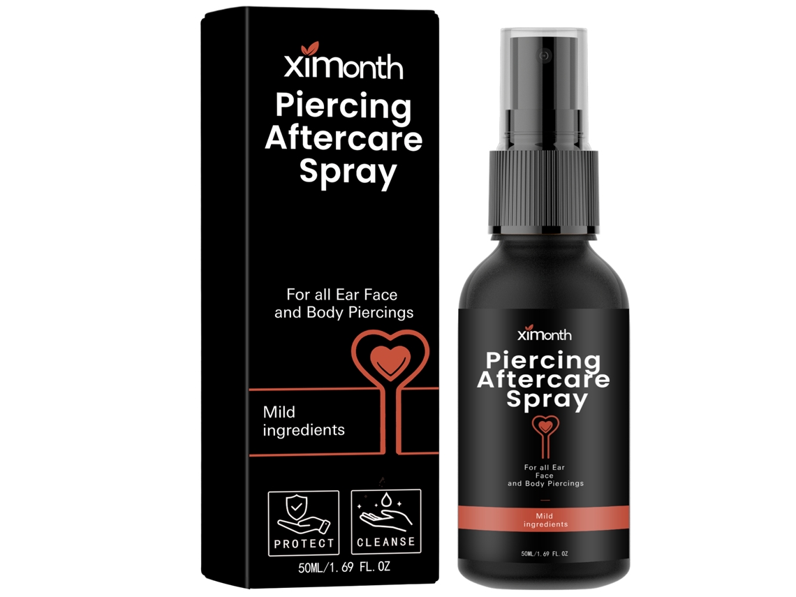 Cuidado Diário com Piercings com Spray LAXISCREED de Higiene