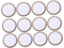 Holibanna Conjunto De 12-protetores Circulares Autoadesivos Para Cadeiras, Ideais Para Pisos De Madeira E Proteção