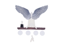 Adorno de Asa de Anjo em Resina Tridimensional | S/MARCA
