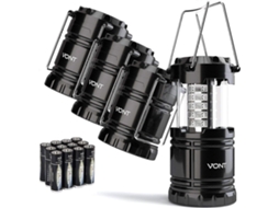 Lanterna Led Ultra Brilhante Para Camping, Caminhadas, Emergências, Furacões, Quedas De Energia, Multiuso, Led Preto Olysi Shop