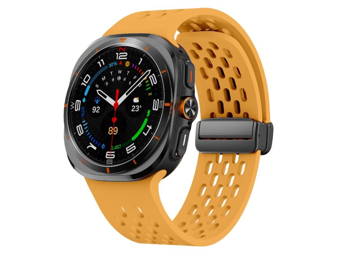 Bracelete Silicone Cinza Claro para Samsung Galaxy Watch 3 / Gear S3 XIAOMOYU (22mm)
