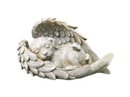 Estatua De Resina Memorial Angel Perro Gato Decoración Jardín Escultura Arte Ornamentos Interior Exterior 2025