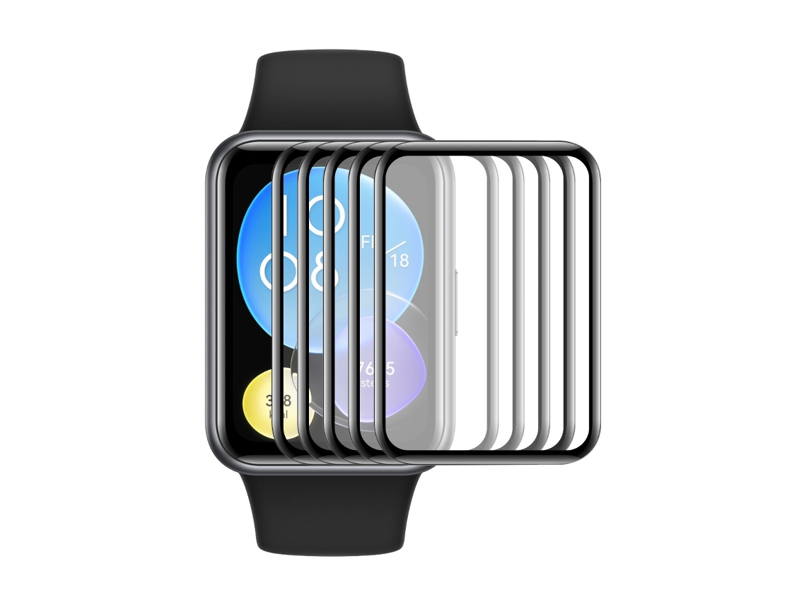 Huawei Watch Fit Edição Especial 5pcs ENKAY 3D Cobertura Completa Soft peça Edge + PMMA HD Filme Protetor de Tela