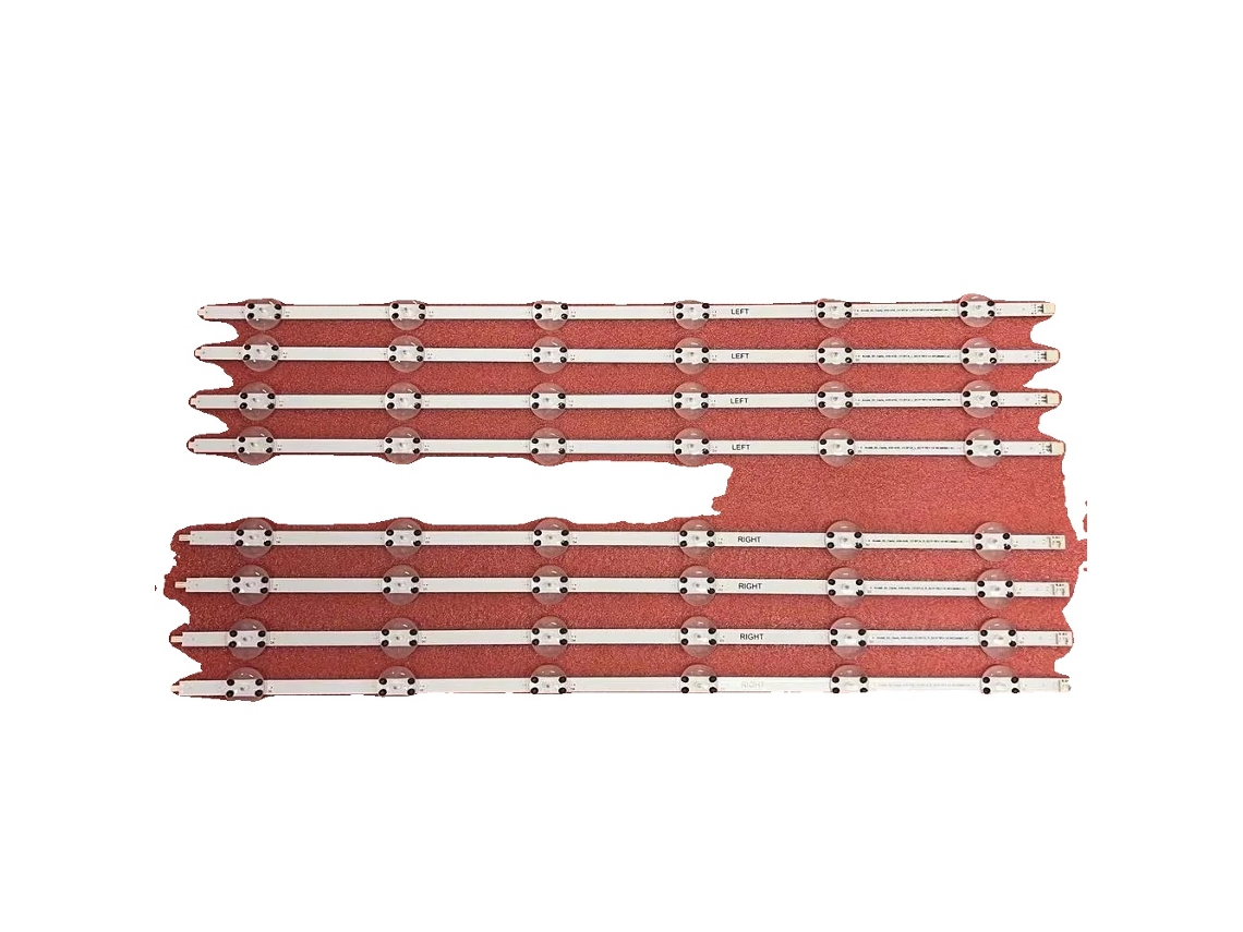 Conjunto Completo De Fitas De Retroiluminaã§ã£o Led, Comprimento 1257mm, Instalaã§ã£o Fã¡cil, Material De Alumã­nio Oem