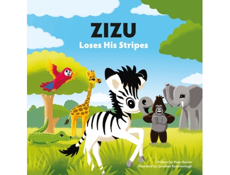 Livro Zizu Loses His Stripes de Peter Barron (Inglês)