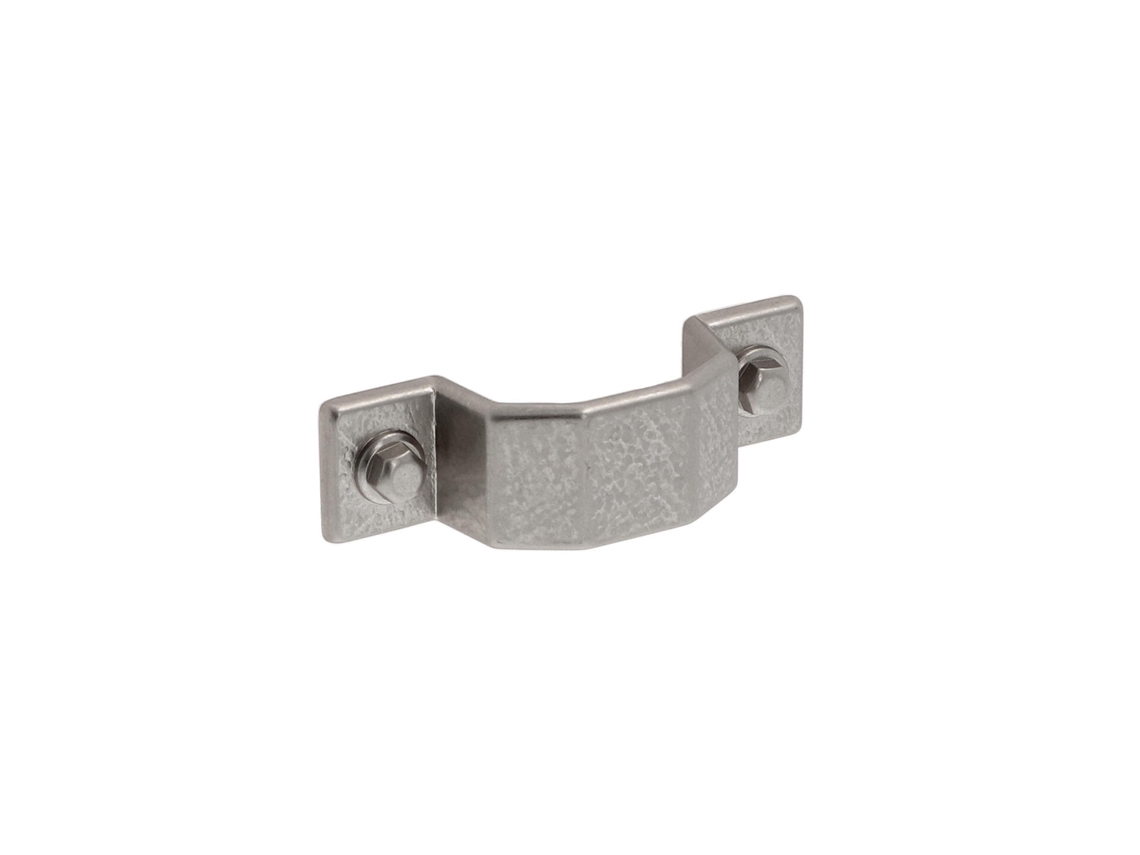 Puxador para Móveis HARDWAREXCHANGE em Zamac com 64mm de distância central, níquel vintage, conjunto de 25