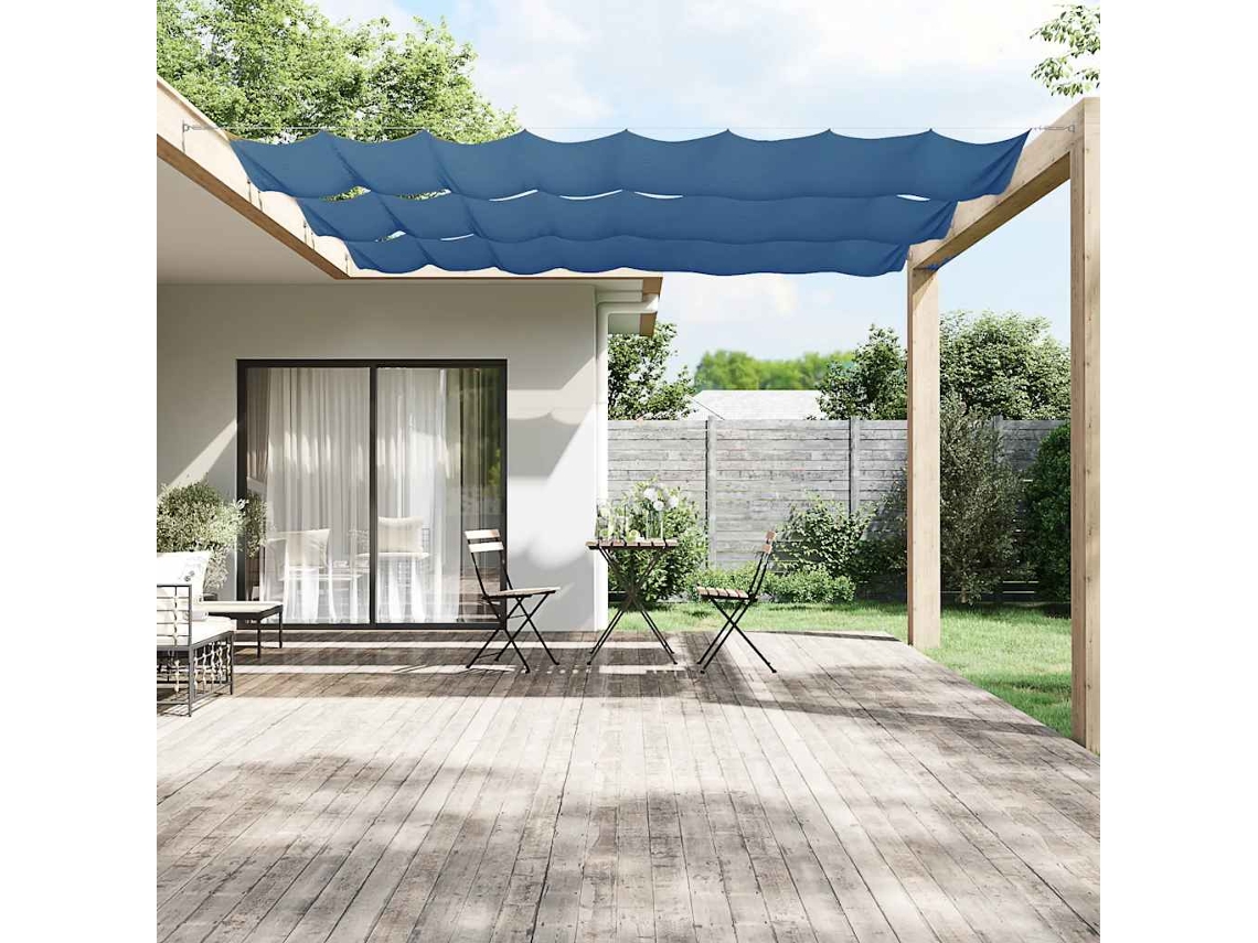Vidaxl Toldo Vertical 140x800 Cm Tecido Oxford Azul