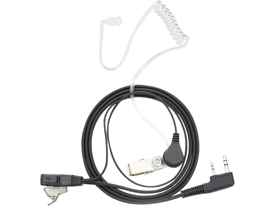 Fone De Ouvido Com Tubo Acústico, Microfone Transparente Oculto Para