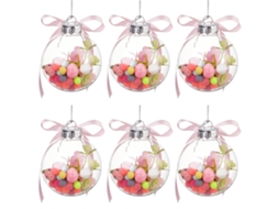 Laxiscreed Conjunto De 6 Bolas De Plástico Para Decoração De Páscoa