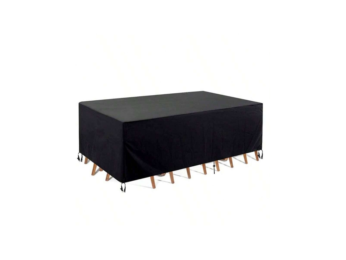 Capa Para Mobiliário De Jardim, Capa Para Mesa De Exterior, Tecido Oxford 210d Impermeável, 120x120x74cm Igvtrade