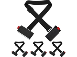 Conjunto De 4 Cintas/suportes Para Esquis, Cinta Para Transporte De Esquis 223, Fx
