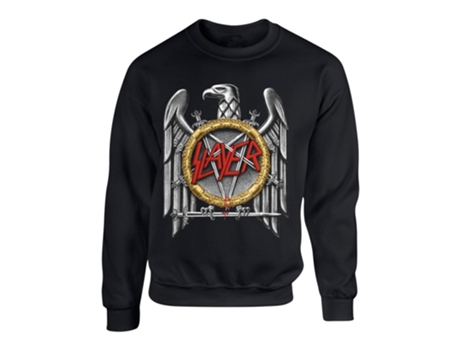 Camisola SLAYER Eagle Suéter (Preto - Algodão - M)
