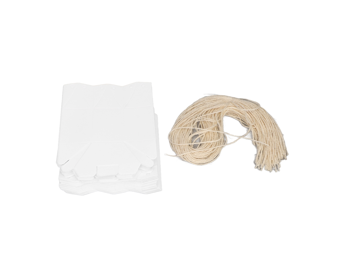 Caixas De Presente De Papel Kraft Hexagonal, Conjunto De 50 Com Barbante, Embalagem Para Casamento Faça Você Mesmo Slowmoose