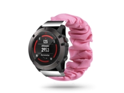 Bracelete Garmin Marq Athlete Pulseira Scrunchie Rosa