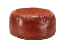 Vidaxl Pufe 60x30 Cm Couro De Cabra Genuíno Bronze
