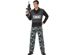 Fato de Homem DISFRAZZES Polícia Swat (Tam: M/L)