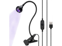 Uv Lamp Nail Gel American Pose Ultraviolet Treatment Light 3w Usb Led Clip on Dryer Glue Curing For GOKOCO