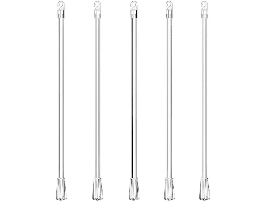Conjunto De 5 Cordões Para Persianas Verticais, Peças De Reposição, Com Ganchos De Fixação, Conforme Mostrado Na Imagem, 43, 00 X 1, 10 X 1, 10 Cm